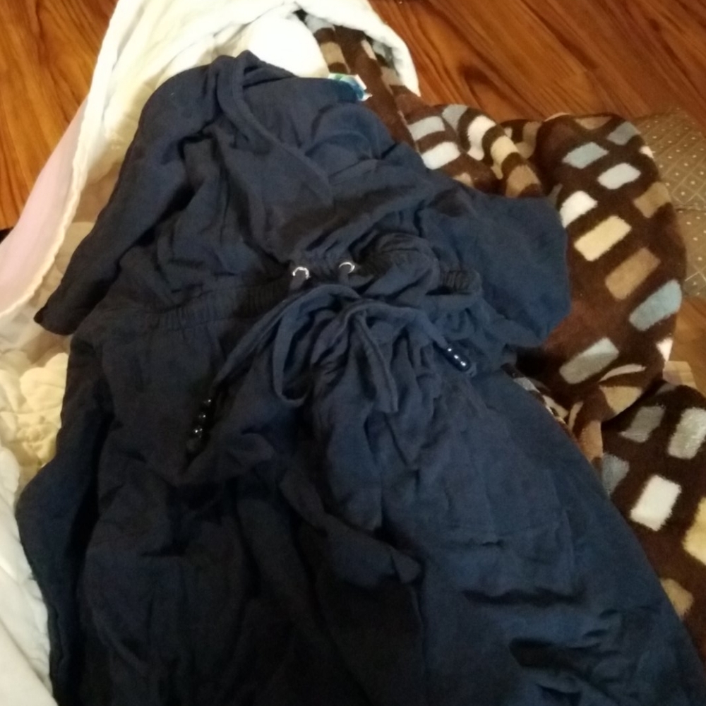 Dark blue swim cover up